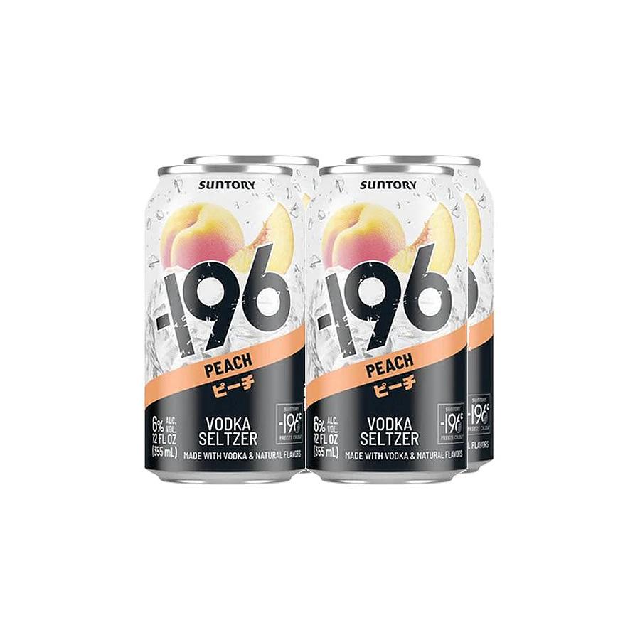 Minus 196 Peach Vodka Seltzer