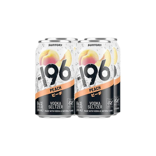 Minus 196 Peach Vodka Seltzer
