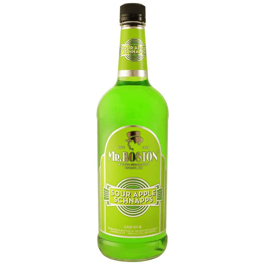 Mr Boston Sour Apple Schnapps