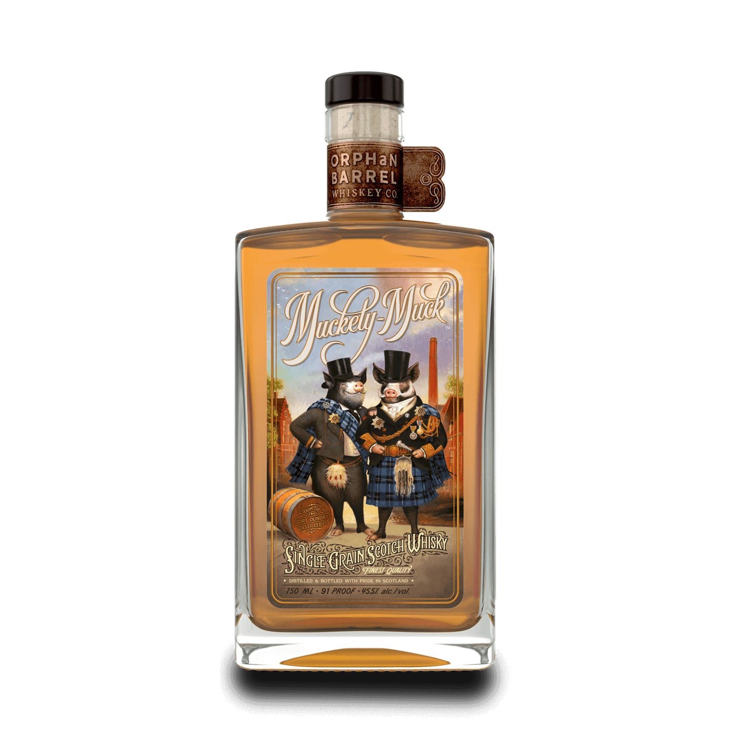 Muckety Muck Muckety Muck Orphan Barrel Single Grain Scotch Whiskey 91 Proof 750 ml