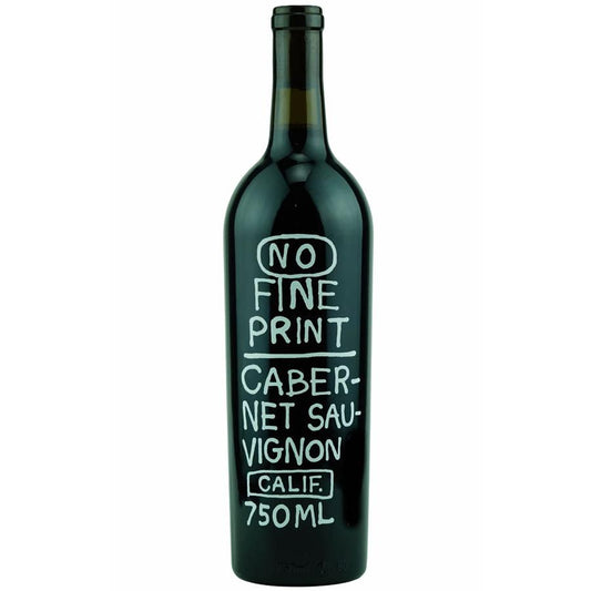 No Fine Print Cabernet Sauvignon Red Wine