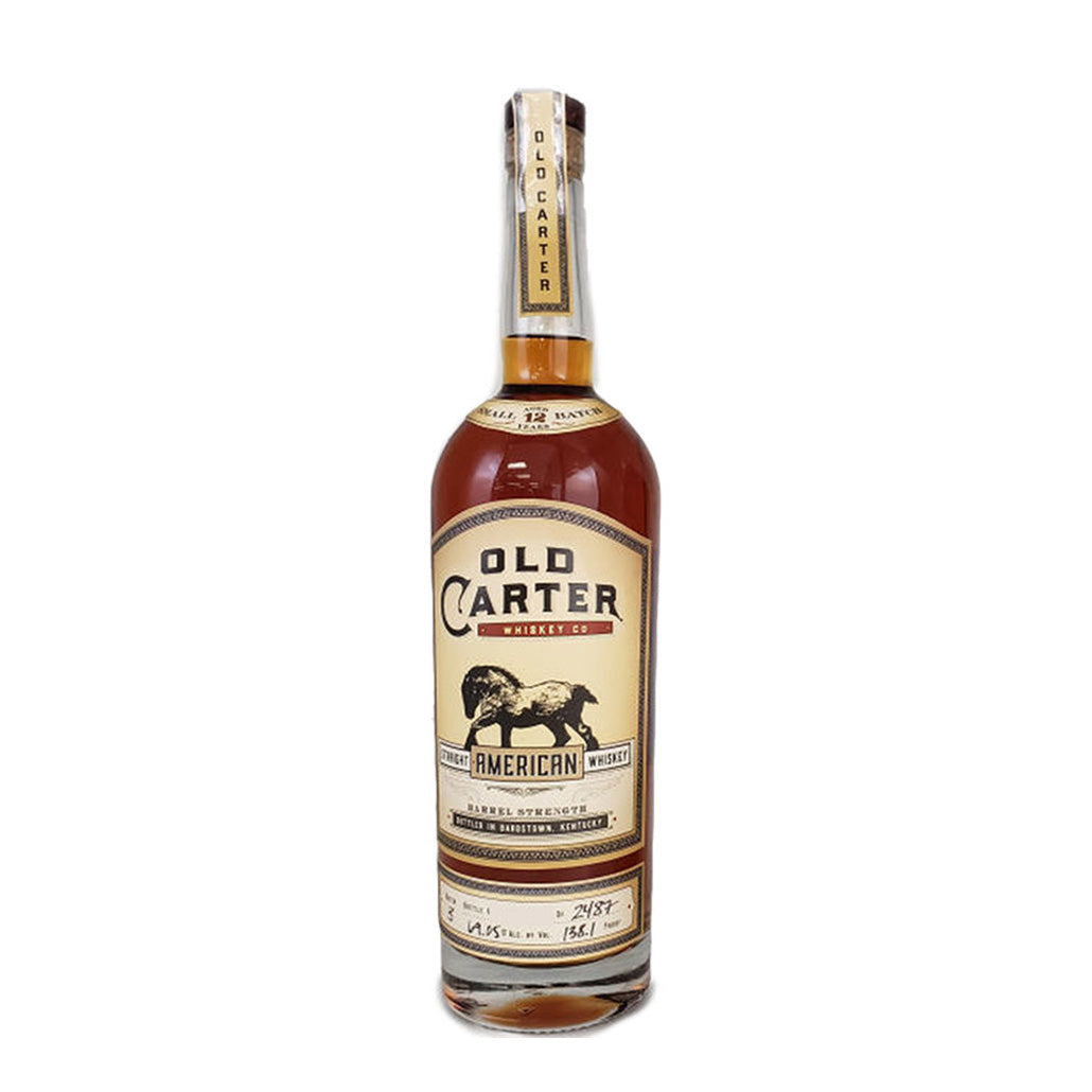 Old Carter 12 year straight American batch 3 750 ml