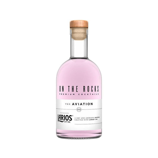 On The Rocks Larios Gin Aviation
