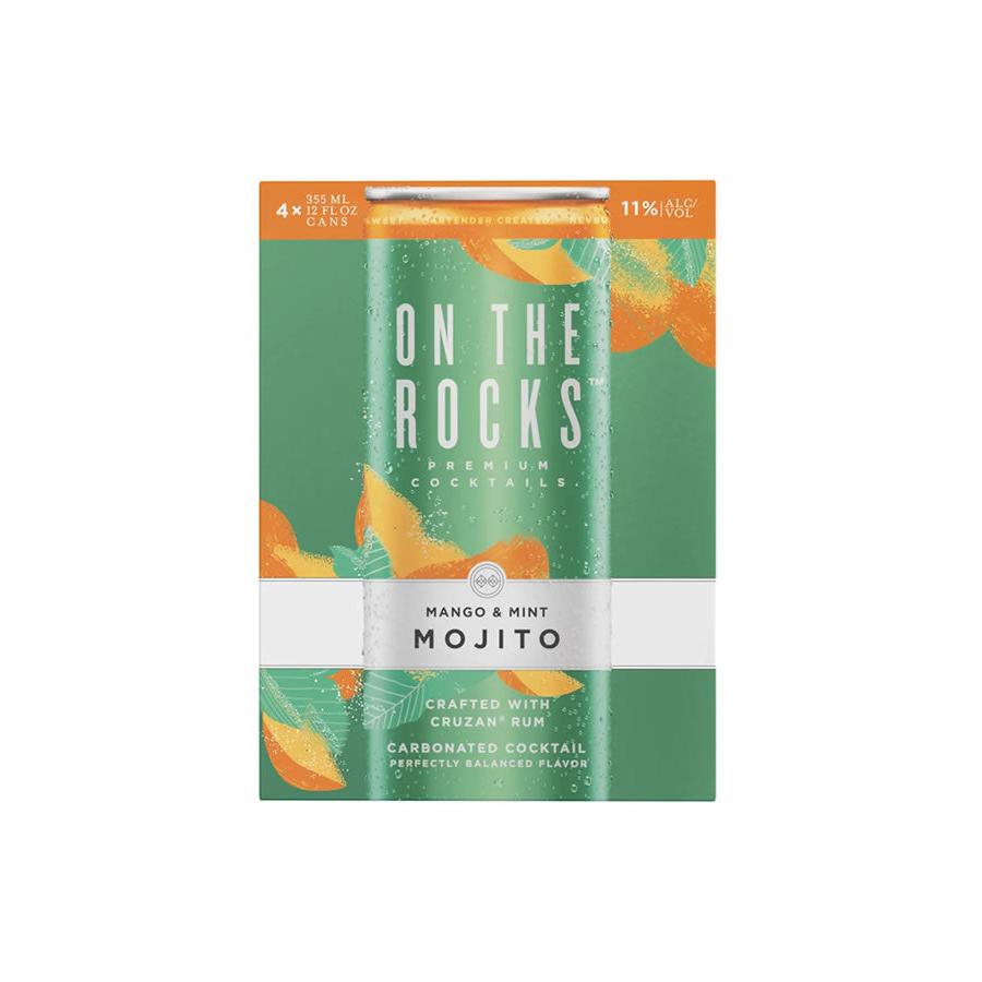 On The Rocks Mango and Mint Cruzan Mojito