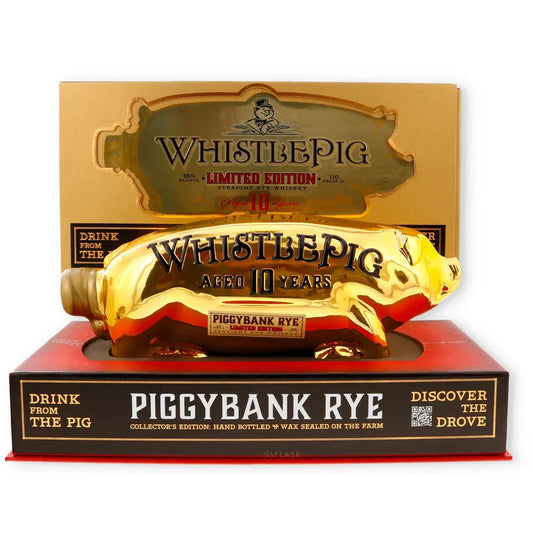 WhistlePig Limited Edition PiggyBank 10 Year Rye 1L