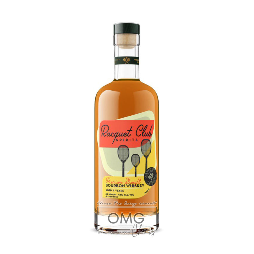 Racquet Club Spirits Premium Straight Bourbon Whiskey 4 year 750 ml