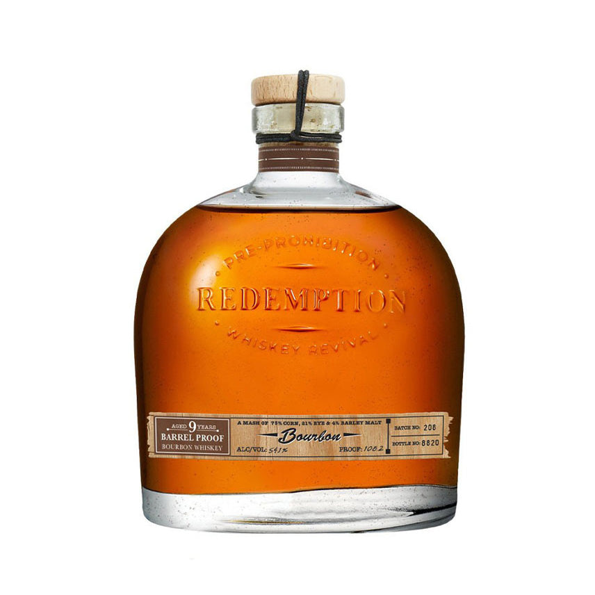 Redemption 9 Year Old Barrel Proof Bourbon Whiskey 750 ml