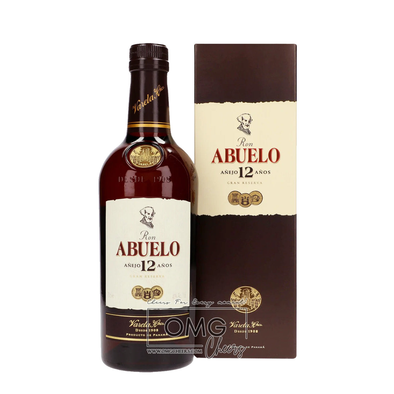 Ron Abuelo 12 Year Old Anejo Rum 750 ml