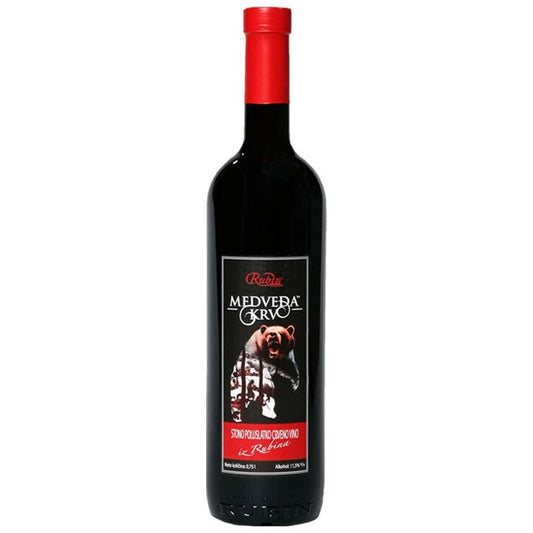 Rubin Medveda KRV Bear's Blood Red Wine