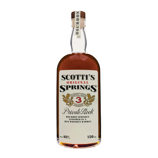 Scotti's Springs 3 Year Private Stock Barrel Aged Bourbon Finished in Rye Barrels 750 ml