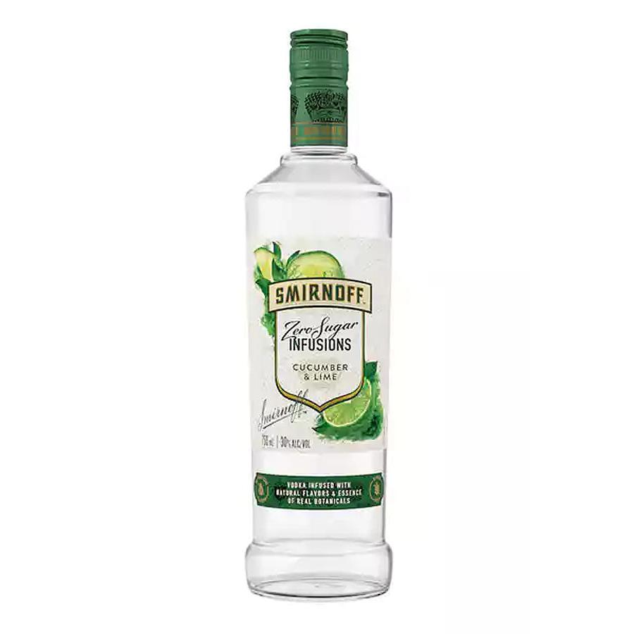 Smirnoff Zero Sugar Infusions Cucumber & Lime