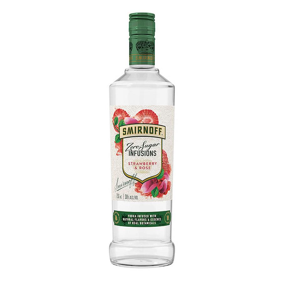 Smirnoff Zero Sugar Infusions Strawberry & Rose