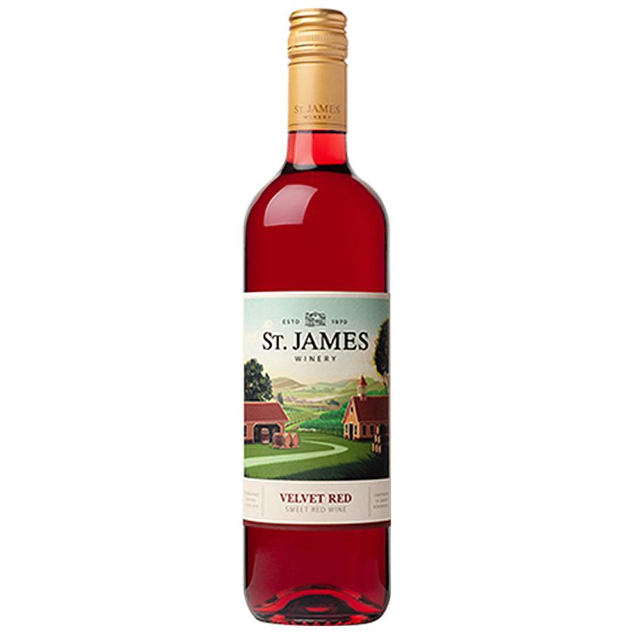 Saint James Red Raspberry St. James Winery Velvet Red – OMGCHEERS