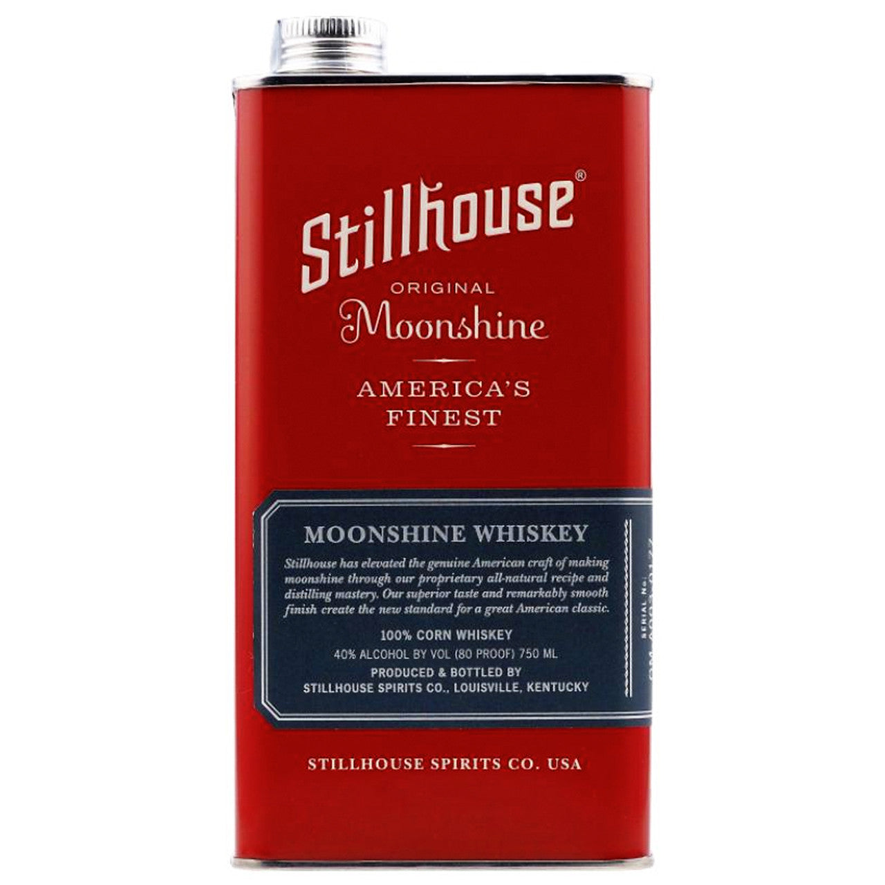 Stillhouse Orignial Moonshine can 80 750 ml