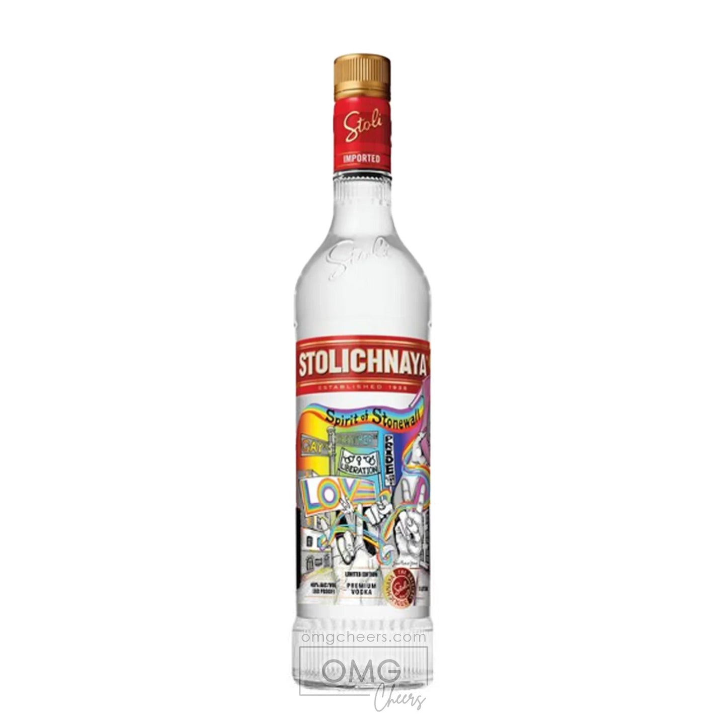 Stolichnaya Stoli Spirit of Stonewall Limited Edition 1 L