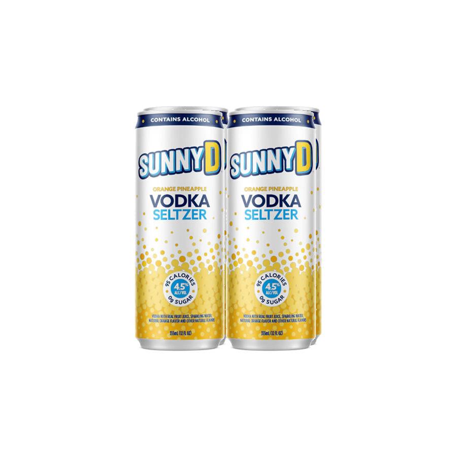 Sunny D Orange Pineapple Vodka Seltzer