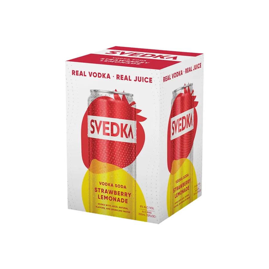 Svedka Vodka Soda Strawberry Lemonade