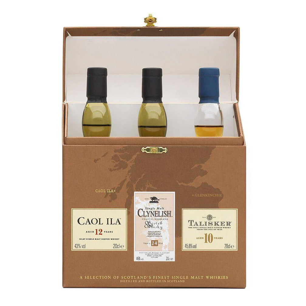 The Classic Malt Coastal Collection gold box 200 ml x3