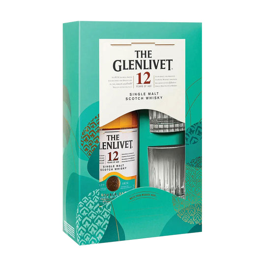 The Glenlivet 12 Year Old with Glass Set 750 ml