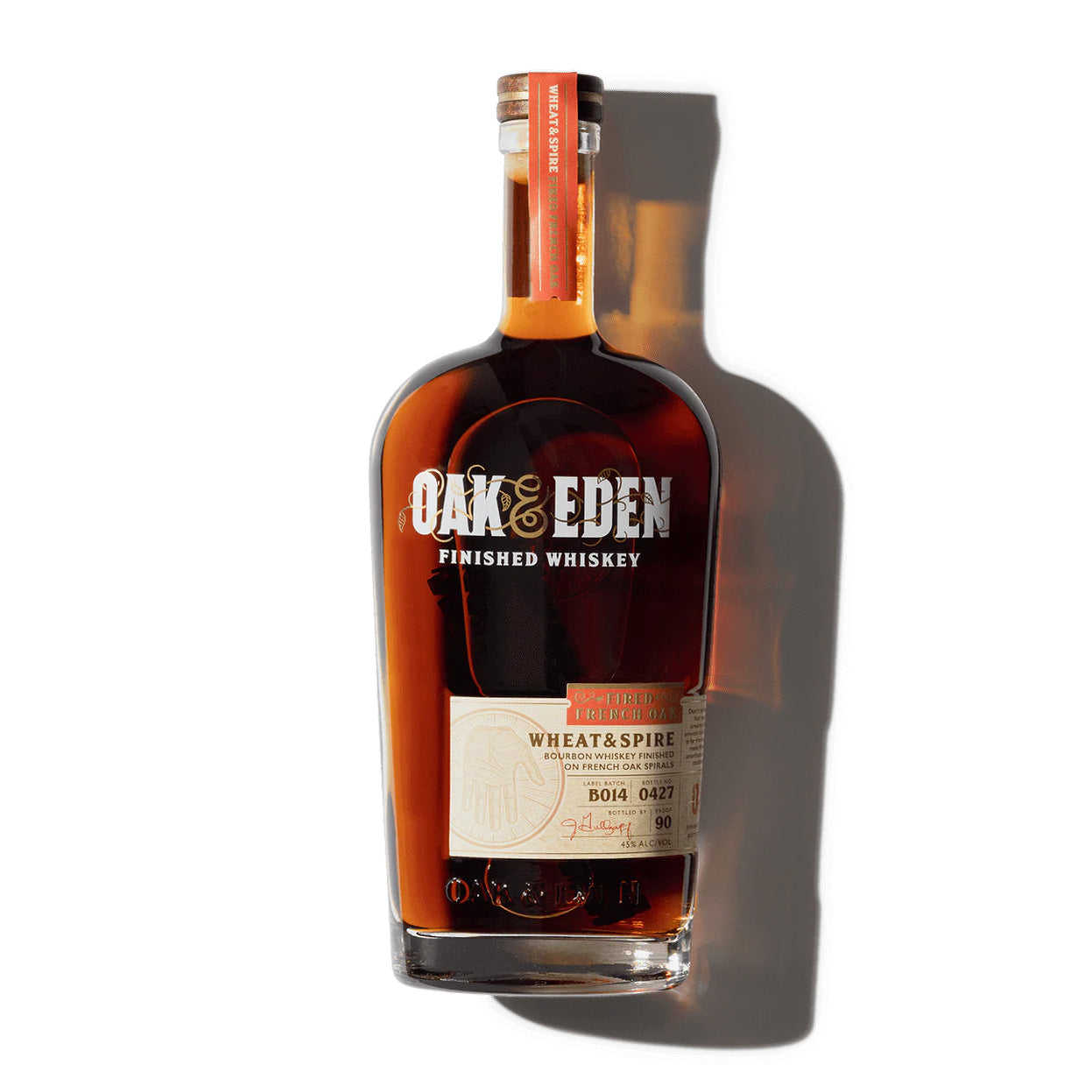 Oak and Eden Wheat and Spire Bourbon Whiskey 750ml