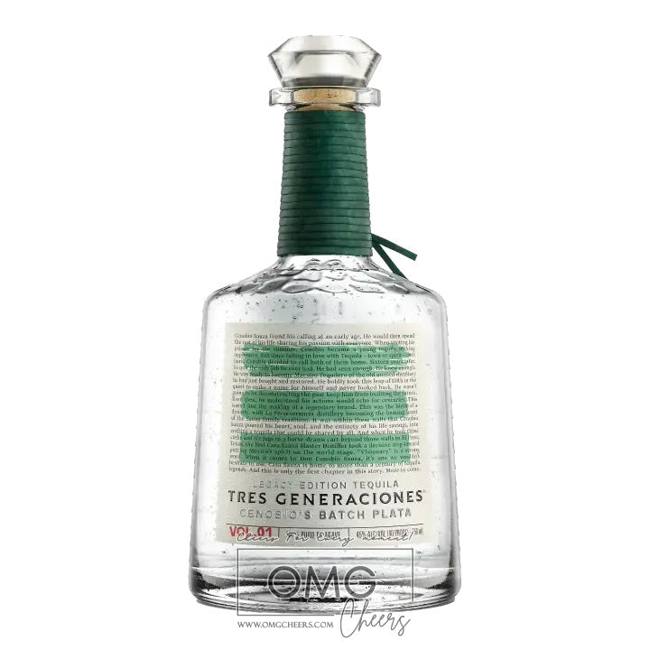 Tres Generationes Legacy Edition Cenobio's Plata Vol#1 750 ml