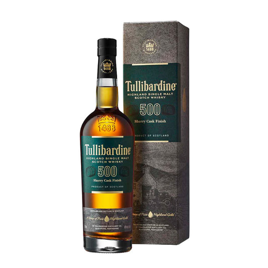 Tullibardine Distillery 500 Sherry Cask Finish Highland Single Malt Scotch Whisky 750 ml