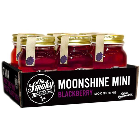 Ole Smoky Blackberry Moonshine Minis (6 pack) 50 ml