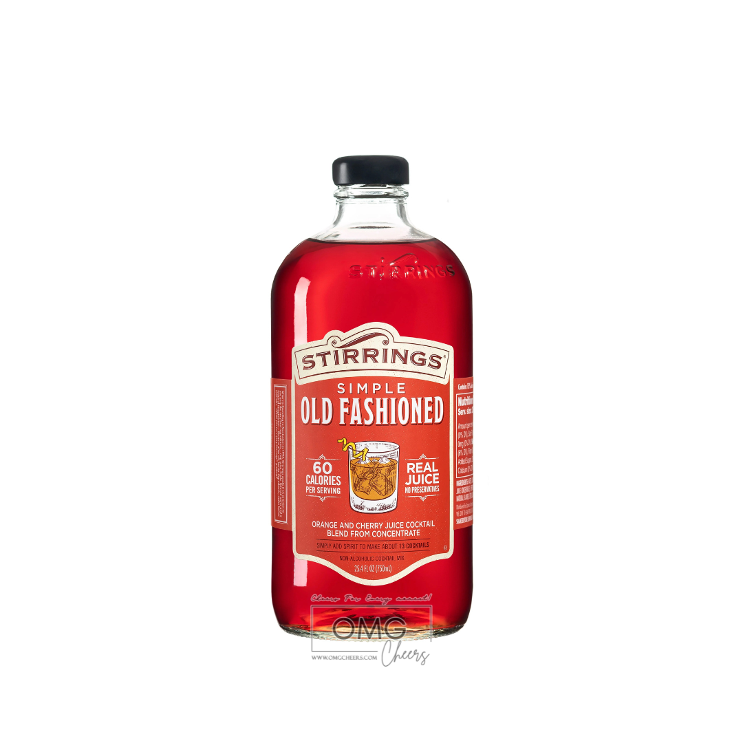 Stirrings Old Fashioned Cocktail Mix 750ml