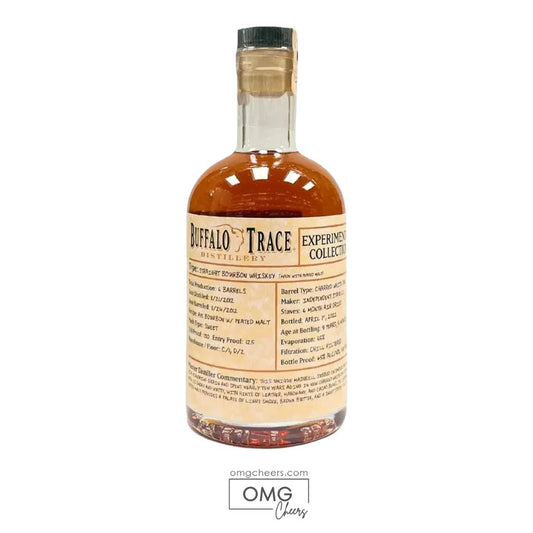 Buffalo Trace Experimental Collection Straight Bourbon Whiskey made with Peated Malt 375ml