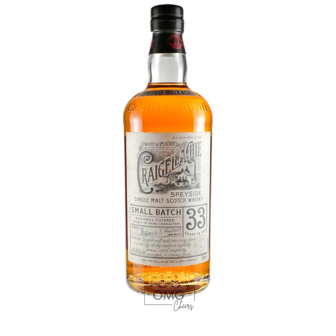 Craigellachie Single Malt Small Batch Limited Release 33 year 750ML