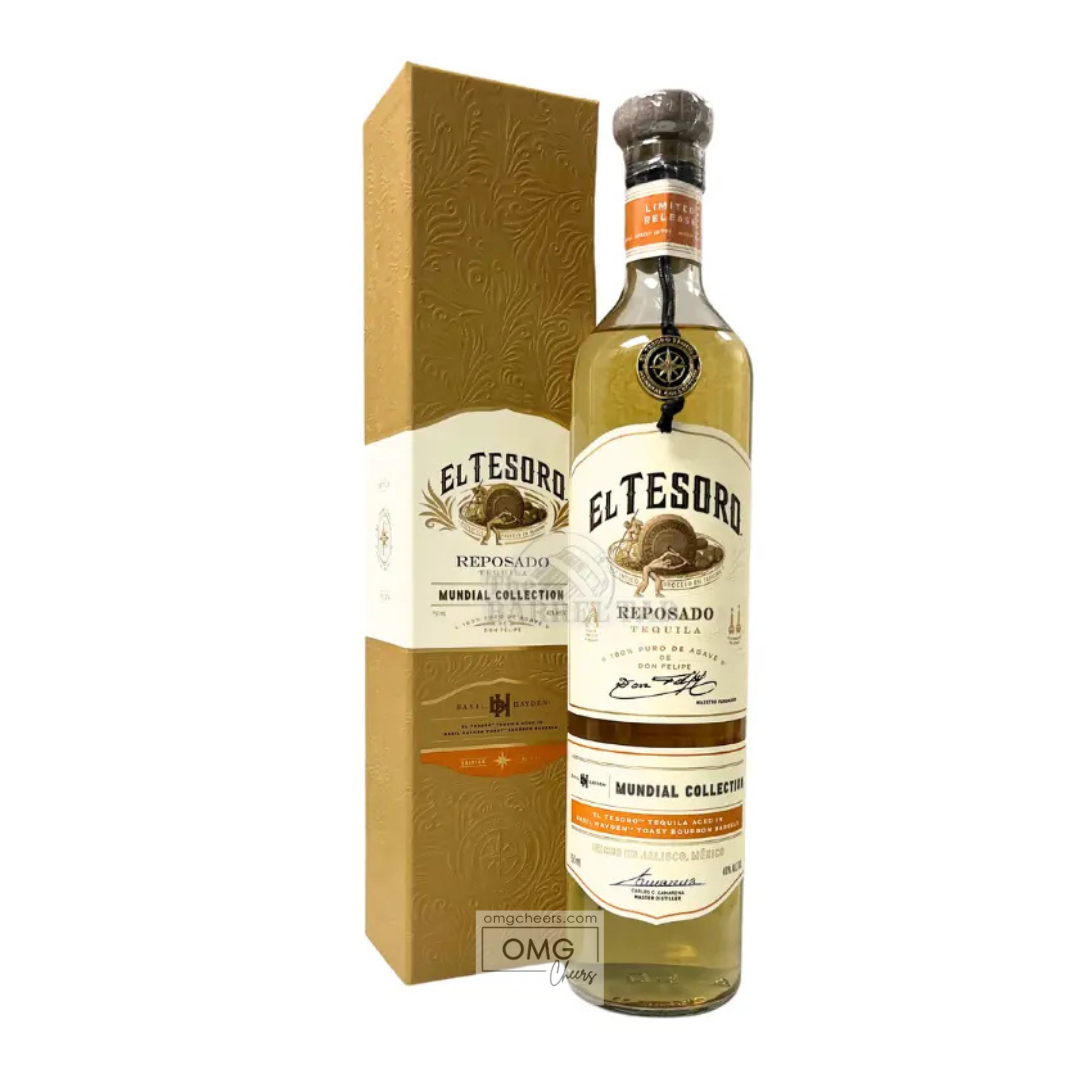 El Tesoro Tequila Resposado Mundial Collection 750 ML