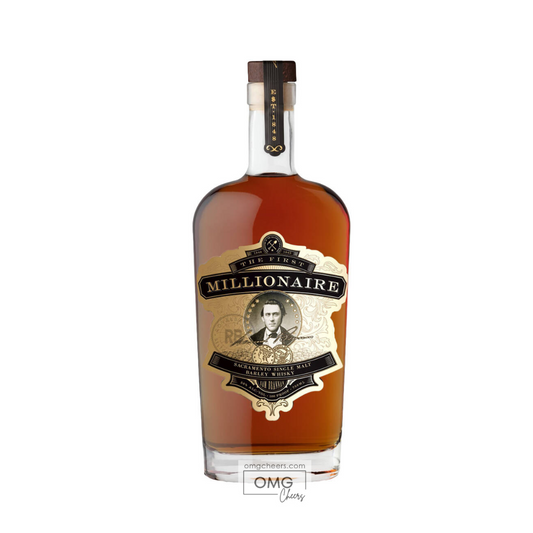 The First Millionaire Sacramento Single Malt Barley Whiskey 750 ml