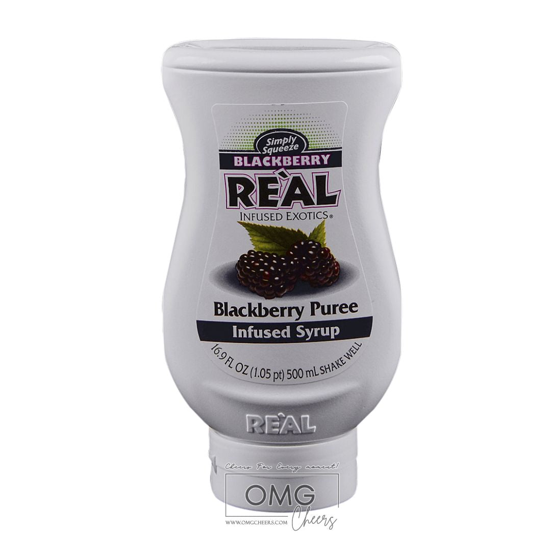 Real Blackberry Puree syrup 500 ml