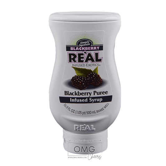 Real Blackberry Puree syrup 500 ml