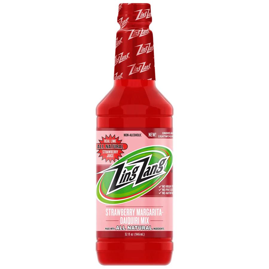 Zing Zang Strawberry Margarita Daiquiri Cocktail Mix