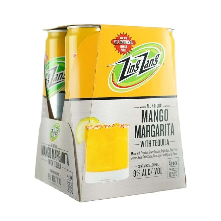 Zing Zang Mango Margarita w/ Tequila(4 Pack) 355 ML