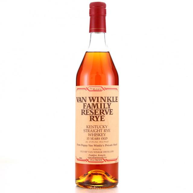 Pappy Van Winkles Family Reserve 13 Year Rye Whiskey 750 ml