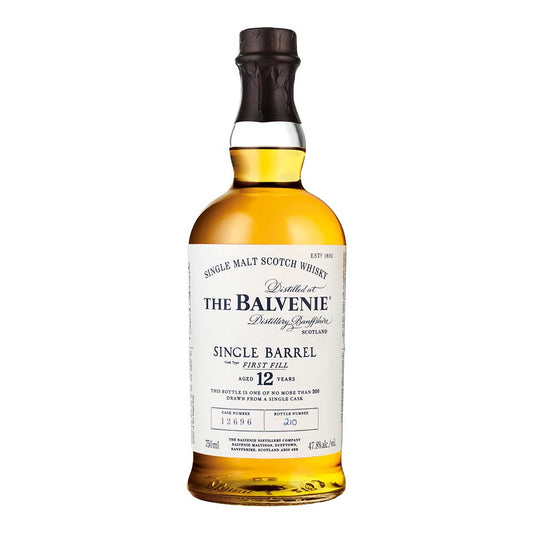 The Balvenie 12 Year Single Barrel Single Malt Scotch Whisky 750ml