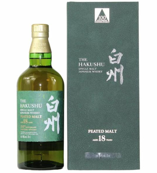 The Hakushu Single Malt Japanese Whisky Peated Malt 18 year 700 ml