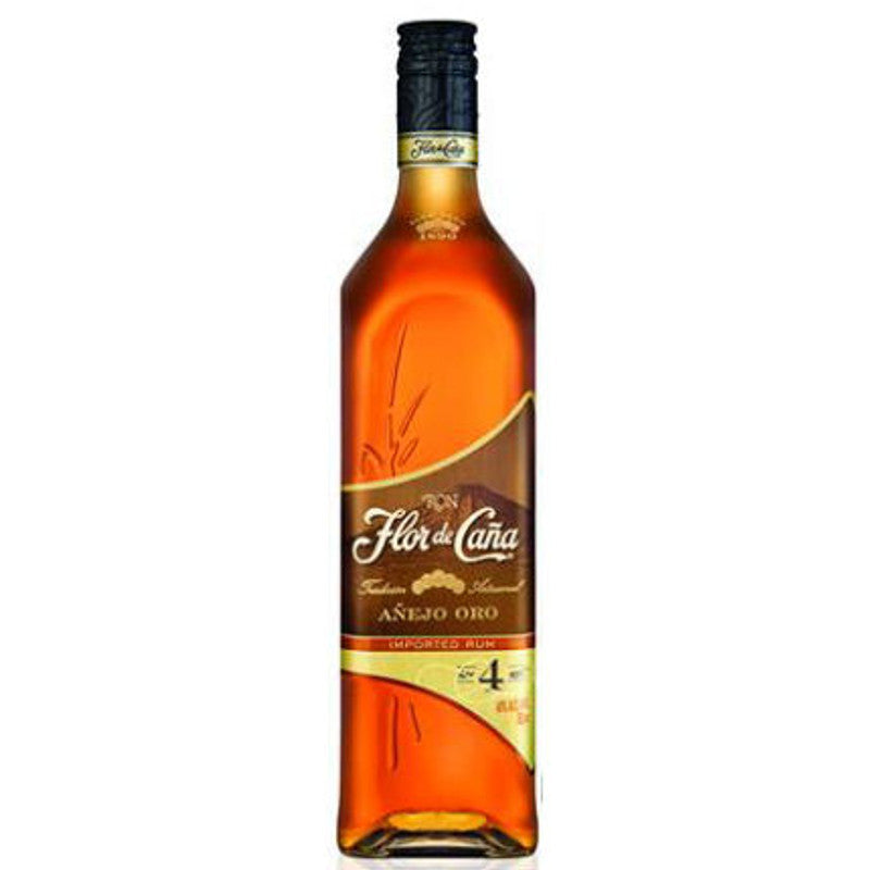 Flor de Cana Anejo Oro Single Estate 4 Year Rum 750 ml