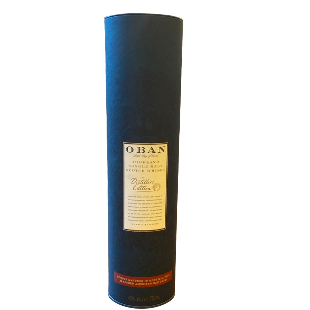 Oban Single Malt The Distillers Edition Double Matured in Montilla Fino Seasoned American Oak Casks, 750 ML