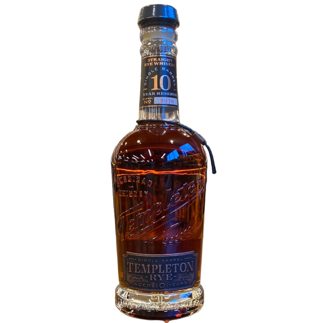 TEMPLETON RYE 10YR WHSKEY, 750ML