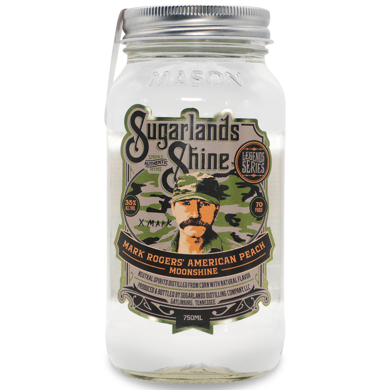 Sugarlands Shine Mark Rogers' American Peach Moonshine 750 ml