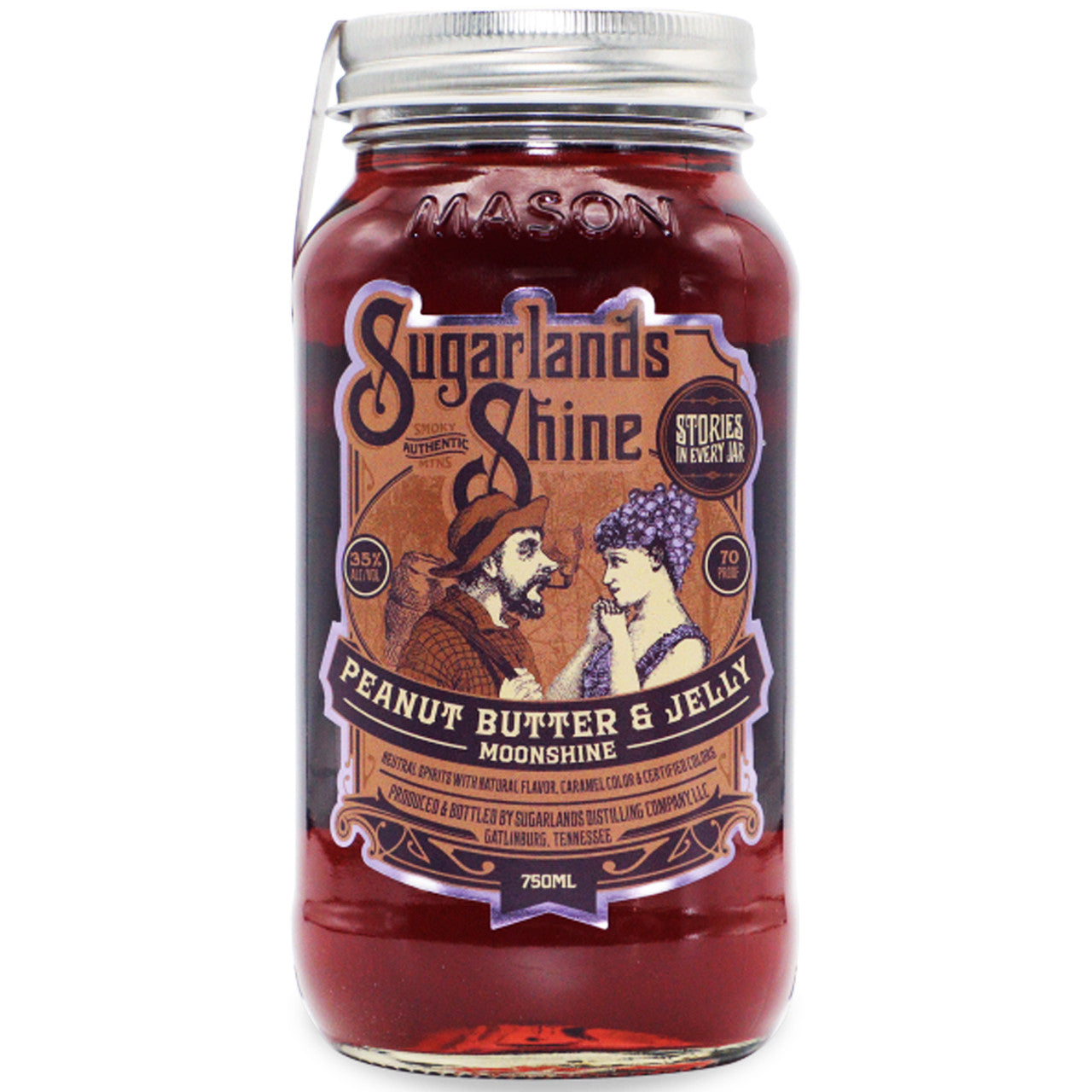 Sugarlands Shine Peanut Butter and Jelly Moonshine 750 ml